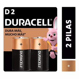 Pila Alcalina Duracell Blíster D X2 15000 Mah