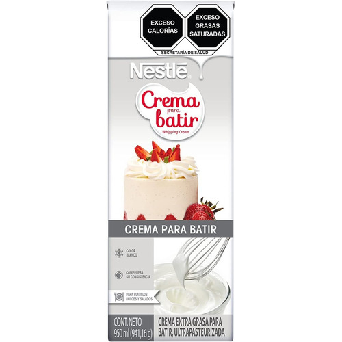 Crema Para Batir Nestle 950 ml
