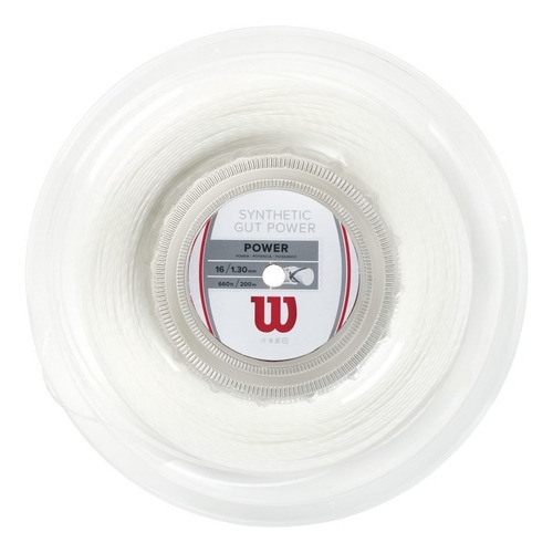 Rollo De Cuerda Wilson Synthetic Gut Power Blanca