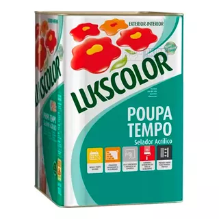 Selador Acrilico Fundo Lukscolor 18 L Poupa Tempo Paredes