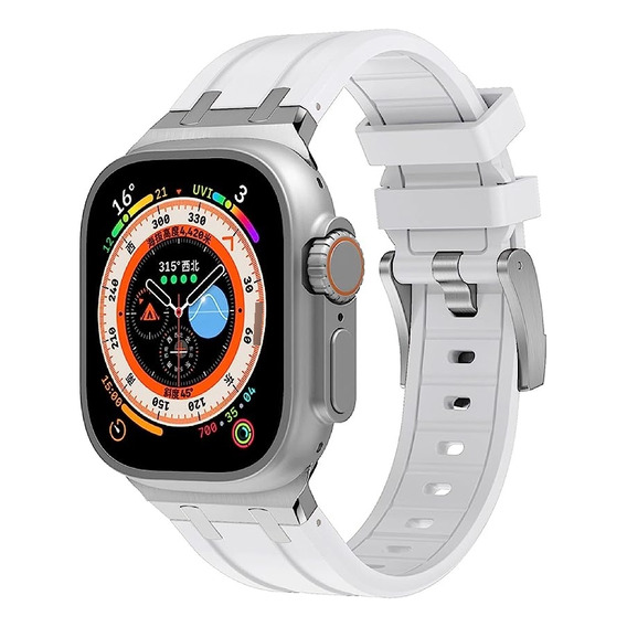 Correa Lujo Para Apple Watch De Caucho Calidad Premium A133