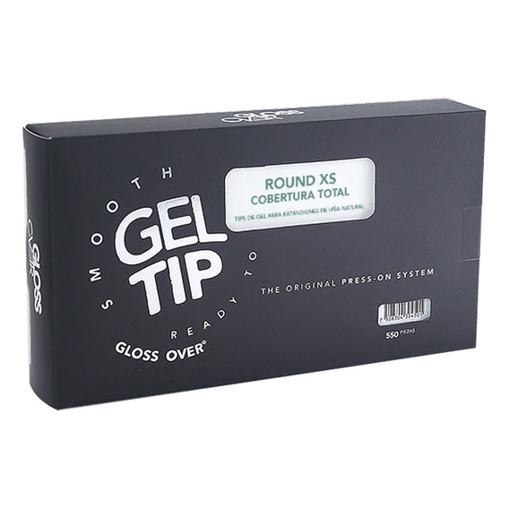 Tips Gel Suave Caja 550pzs Round Xtra Small Gloss Over