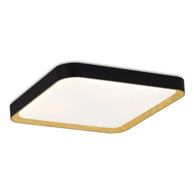 Lampara Plafon Led Nordico 50cm Negro Galactic 45w Negro