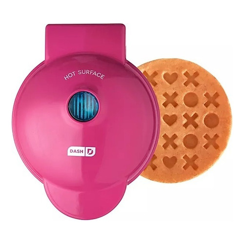 Waflera eléctrica Dash  Waffle maker color rosa metal 110V