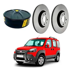  Disco Freio Dianteiro Doblo Adventure 1.8 2010 A 2016
