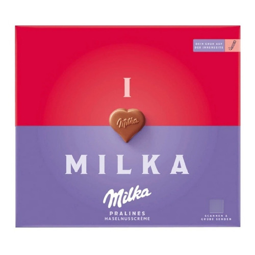 Chocolate Milka I Love Milka Chocolate Con Relleno 110 Gr