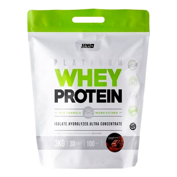 Star Nutrition Whey Protein Suplemento Chocolate X 3kg Local