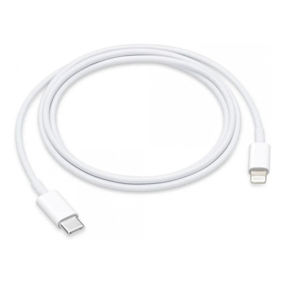 Cable usb-c 2.0 Apple Cabo lightning com saida USB - C blanco con entrada USB Tipo C salida Lightning - Distribuidor Autorizado