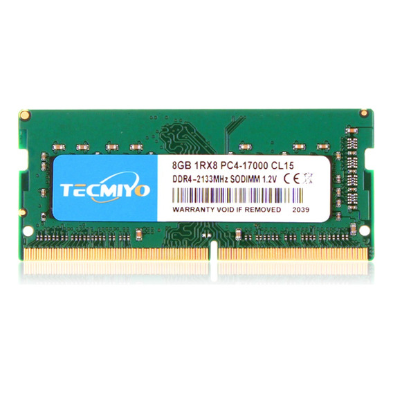 Memoria Ram Sodimm Tecmiyo Ddr4-2133 De 8 Gb Para Ordenador