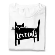  Remera De Mujer - Love Cats  By Lea Correa