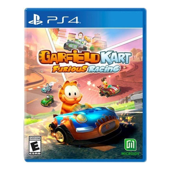 Garfield Kart Furious Racing Ps4 Fisico Vemayme