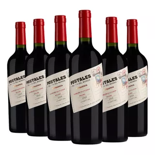 Vino Postales Malbec 750 Ml. Caja 6 Botellas