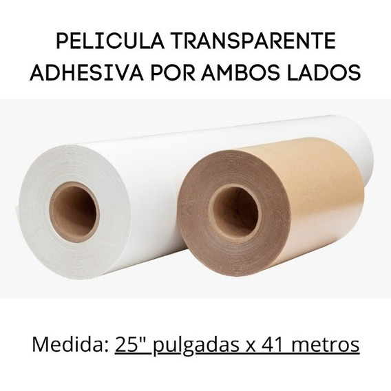 Adhesivo Doble Cara Rollo 63.5 Cm X 50 Mts | Quetzava