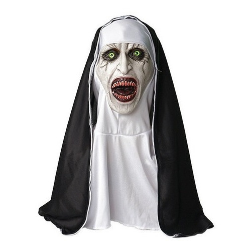 Máscara Halloween La Monja The Nun Deluxe Latex Color Gris