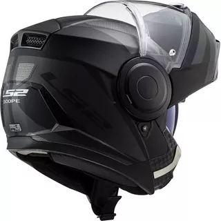 Casco Rebatible Ls2 Ff-902 Scope Axis Certificado Ece R 2205 Color Negro Tamaño Del Casco Talle M