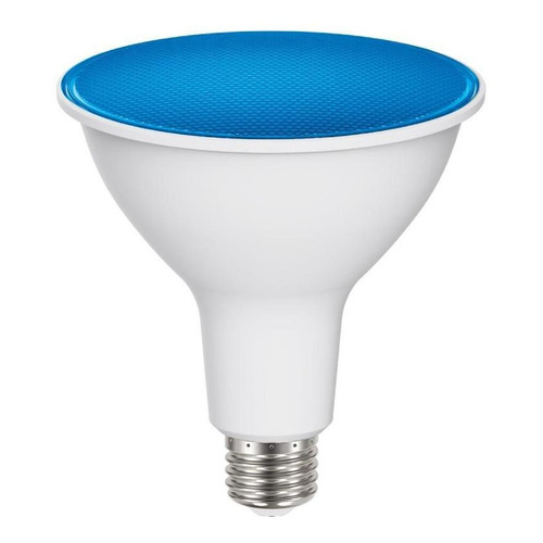 Foco Led Par38, Luz Azul, Terminado Blanco, Base E27, 13.5 W Color de la luz Azul