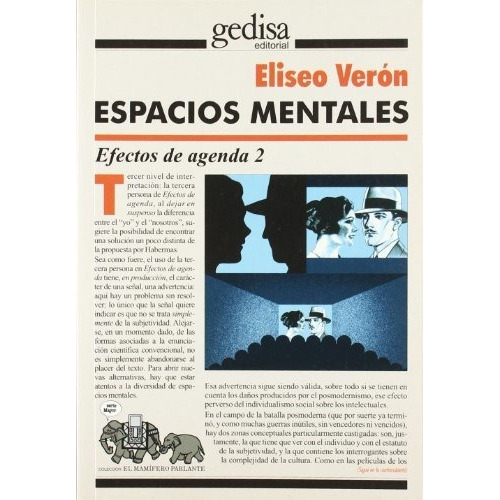 Espacios Mentales  Efectos De Agenda 2 - Veron Eliseo (libr