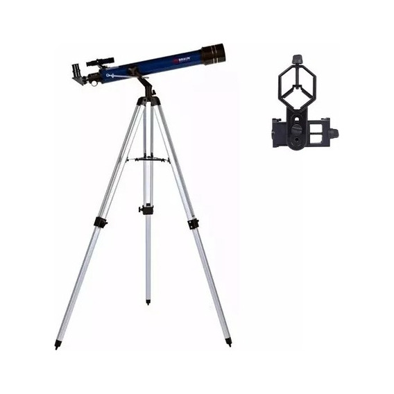 Kit Telescopio Braun 77 Aztl C Adaptador Celu Tripode Prem