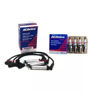 Kit Juego Cables Y Bujías Chevrolet Astra 2.0 8 Val. Acdelco