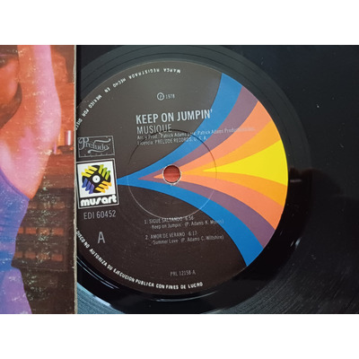 Musique-keep On Jumpin-lp Nacional-musart Discoteque 1978