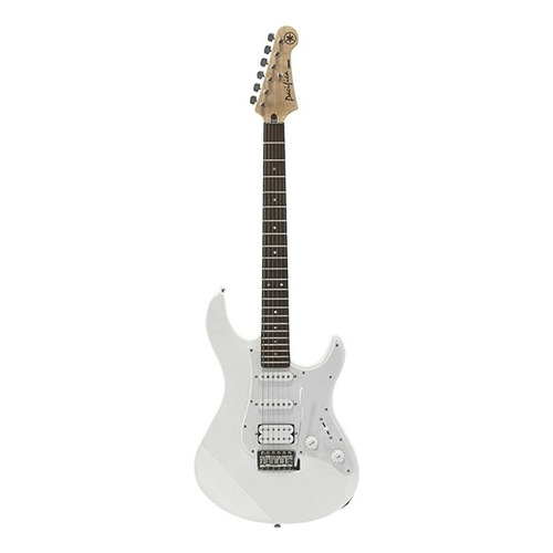 Guitarra eléctrica Yamaha PAC012/100 Series 012 stratocaster de caoba 2023 white brillante con diapasón de palo de rosa
