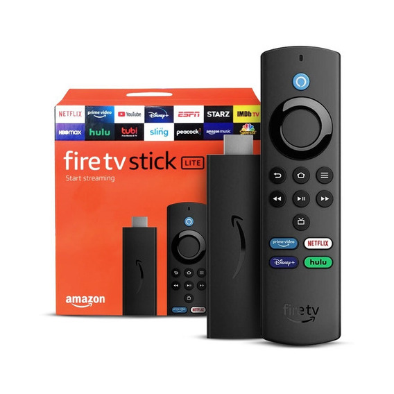 Amazon Fire Tv Stick Lite Control Por Voz Alexa Fhd 1080p Color Negro Tipo De Control Remoto De Voz