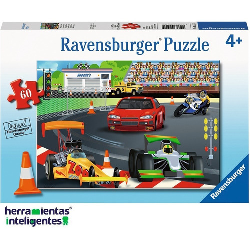 Rompecabezas Ravensburger Un Dia En Las Carreras 60 Piezas 4+