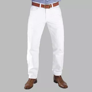 Jeans Classic Mezclilla Blanco Soft