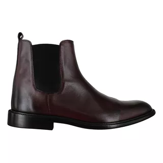 Botas Hombre Carlo Ronaldi 1002 Becerro Vino Cuero