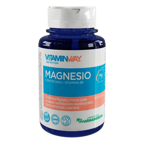 Vitaminway Magnesio X 60 Cápsulas Sabor Neutro