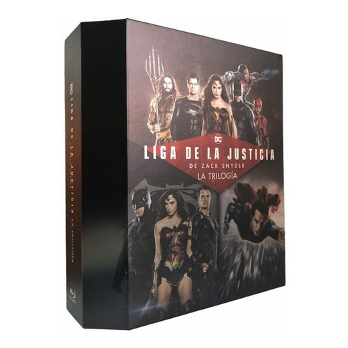 Liga De La Justicia Trilogia Zack Snyder Boxset Blu-ray