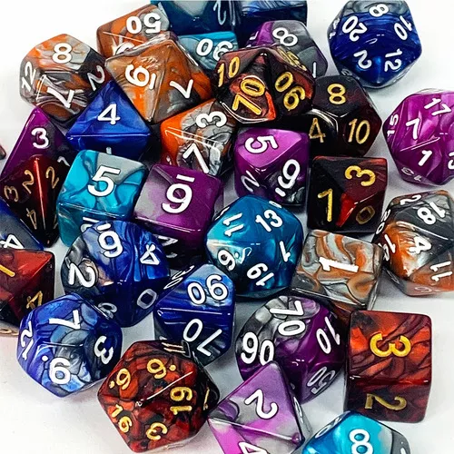 Set Dados RPG - Marble Blue - Vinted