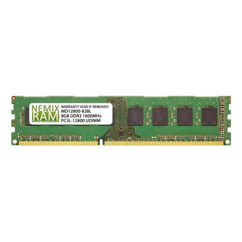 Memoria Ram 8gb 1x8gb Ddr3 1600 Mhz Udimm Nemix Md12800-828l