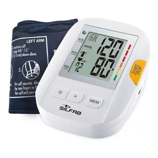 Tensiómetro Digital Automático De Brazo Silfab Modelo Tab100 Color Blanco