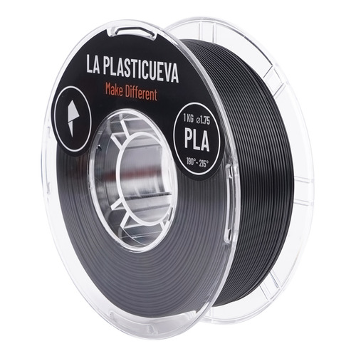 Pla 1.75 1kg Filamento 3d Premium Color Negro