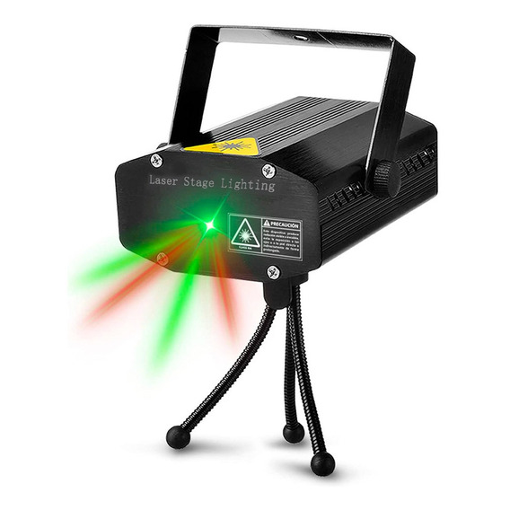 Proyector Luz Láser Gadnic Audioritmica 2 Modos Con Efectos