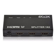 Hdmi Splitter 1x2 Multiplicador Adaptador - 4k Ultra Hd 3d