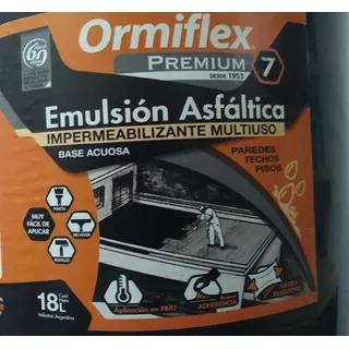 Emulsión Asfáltica Ormiflex 7 Balde X 18lts Imprimación 