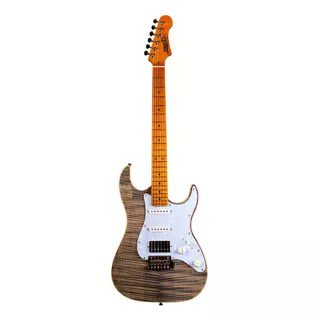 Guitarra Eléctrica Transparent Black Jet Guitars Js450
