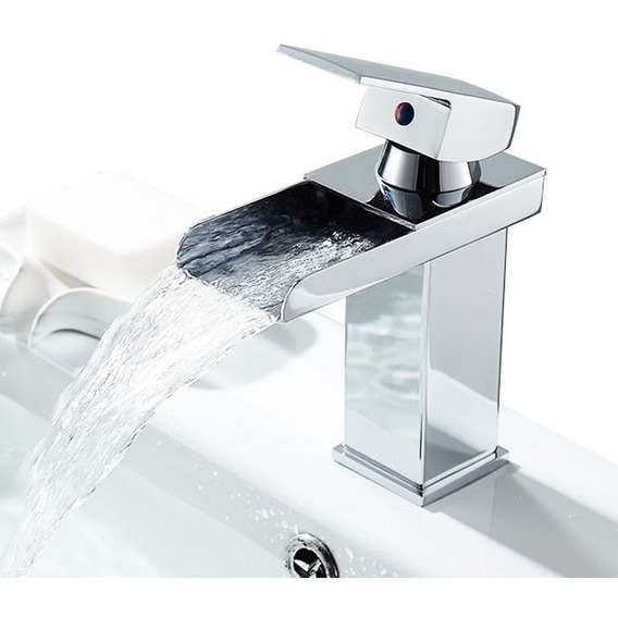 Grifo Mezclador Monomando Llave Para Baño Acero Inoxidable