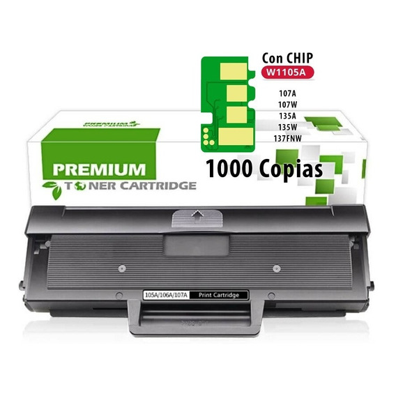 Toner Compatible Hp 105a Con Chip 107a 107w 135w 1000 Copias