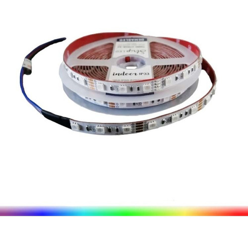 Tira Led Smd 5050 Interior Rgb 50w 300 Leds X 5m 12v