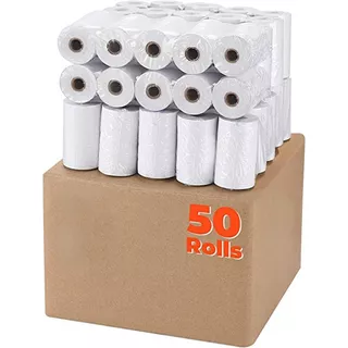 50 Rollos Papel Termico Miniprinter 57x40 Impresora 58mm