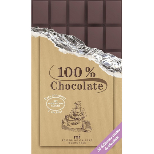 100 % Chocolate, De Vv. Aa.. Editorial Martinez Roca En Español