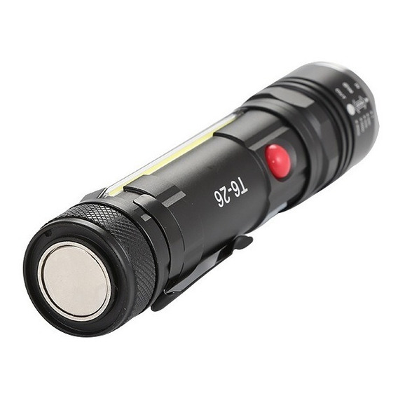 Lampara Táctica Con Cob 3000 Lumens Recargable Con Clip Iman