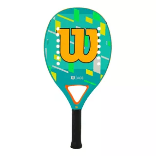 Raquete De Beach Tennis Wilson Ace Azul E Laranja