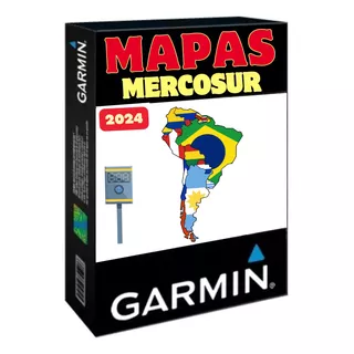 Mapas Mercosur Garmin - Versión 2024 + Alerta Radares