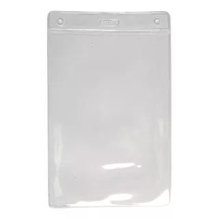 Bolsa Porta Crachá Pvc Cristal Credencial 11x16cm 100 Un