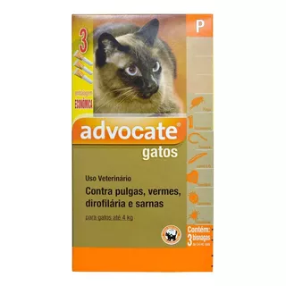 Antipulgas Advocate Embalagem Econômica Gatos Até 4kg