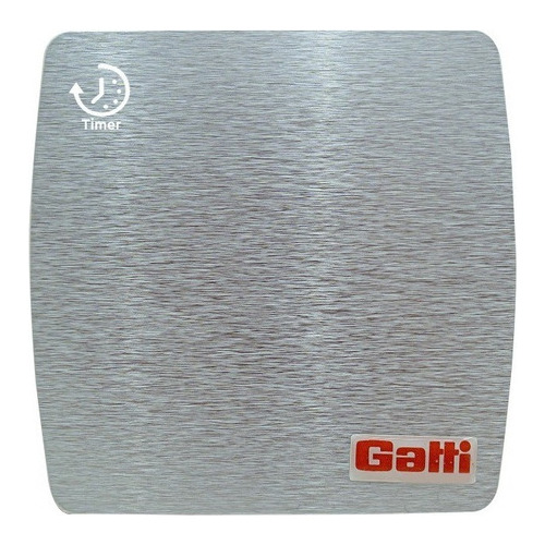 Extractor De Aire Baño 4  (10 Cm) Gris Con Timer Gatti Ventilación